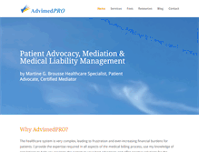 Tablet Screenshot of advimedpro.com